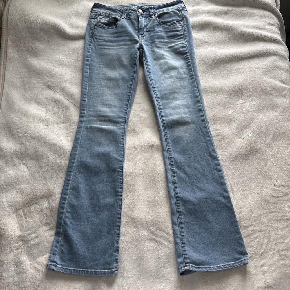 American Eagle Outfitters Light Blue Flare Jeans